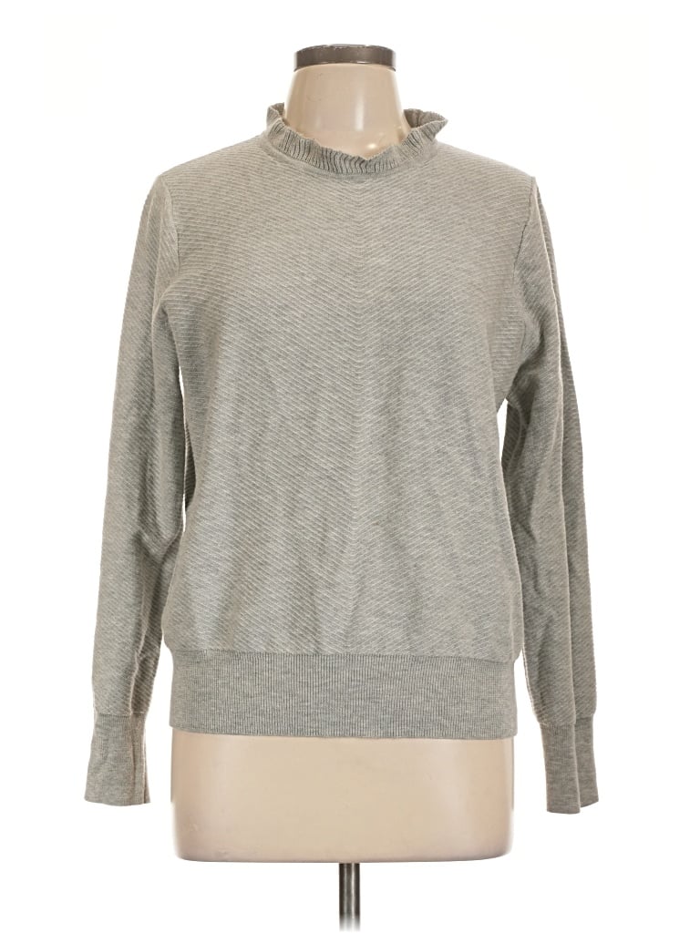 Pre-owned Jcrew Turtleneck Sweater In Gray