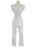 Monteau Solid Gray Jumpsuit Size S - photo 2