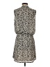 Lila Rose 100% Polyester Animal Print Ivory Casual Dress Size S - photo 2