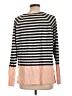 Vince. 100% Cotton Stripes Orange Pink Pullover Sweater Size L - photo 2