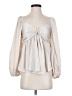 Mustard Seed 100% Polyester Ivory 3/4 Sleeve Blouse Size S - photo 1