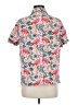 Printfresh Tropical Pink Short Sleeve Blouse Size M - photo 2