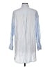 Gap 100% Linen Blue Long Sleeve Button-Down Shirt Size L - photo 2