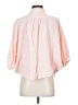 Easel 100% Cotton Pink 3/4 Sleeve Blouse Size S - photo 2