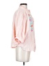 Easel 100% Cotton Pink 3/4 Sleeve Blouse Size S - photo 4