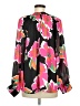 Hazel Floral Black Long Sleeve Blouse Size M - photo 2