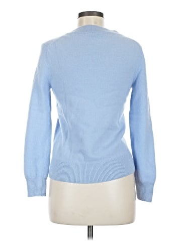 Aqua Cashmere Pullover Sweater (view 2)