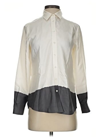 Banana Republic Heritage Collection Long Sleeve Silk Top (view 1)