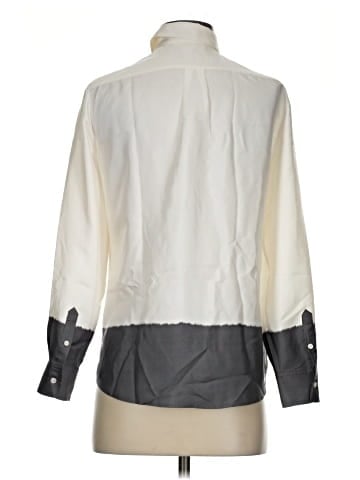 Banana Republic Heritage Collection Long Sleeve Silk Top (view 2)
