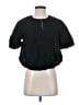 AYR Black Short Sleeve Blouse Size S - photo 1