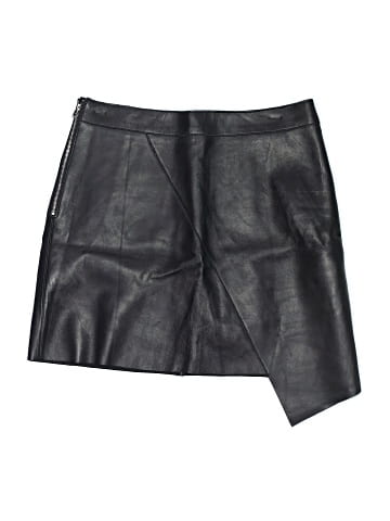 Via Faux Leather Skirt (view 1)