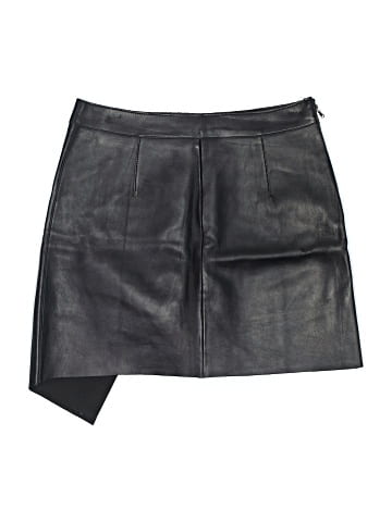 Via Faux Leather Skirt (view 2)