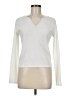 Missguided Ivory Long Sleeve T-Shirt Size 8 - photo 1