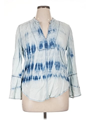 CALVIN KLEIN JEANS 3/4 Sleeve Blouse (view 1)