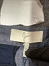 Joie 100% Linen Chevron-herringbone Blue Shorts Size 4 - photo 3