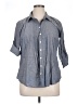 IZOD 100% Cotton Gray 3/4 Sleeve Button-Down Shirt Size XL - photo 1