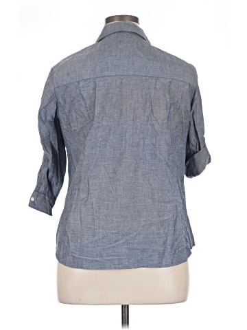 IZOD 3/4 Sleeve Button-Down Shirt (view 2)