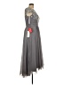 JJ's House 100% Polyester Gray Cocktail Dress Size 10 - photo 4