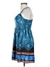 Xhilaration 100% Polyester Paisley Blue Cocktail Dress Size XS - photo 5