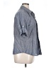 IZOD 100% Cotton Gray 3/4 Sleeve Button-Down Shirt Size XL - photo 4