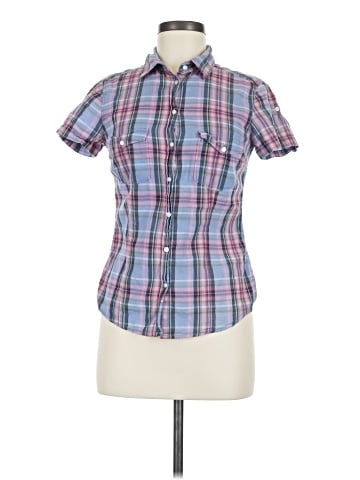 H&M L.O.G.G. Short Sleeve Button-Down Shirt (view 1)
