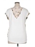 BCX Floral White Short Sleeve Blouse Size XL - photo 2