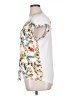 BCX Floral White Short Sleeve Blouse Size XL - photo 5