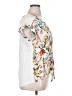 BCX Floral White Short Sleeve Blouse Size XL - photo 4