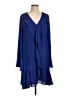 BCBGMAXAZRIA 100% Polyester Blue Cocktail Dress Size L - photo 1