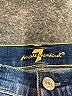 7 For All Mankind 100% Cotton Hearts Blue Jeans Size 25 waist - photo 7