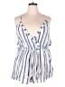 ASOS 100% Cotton Stripes Blue Romper Size 18 - photo 1