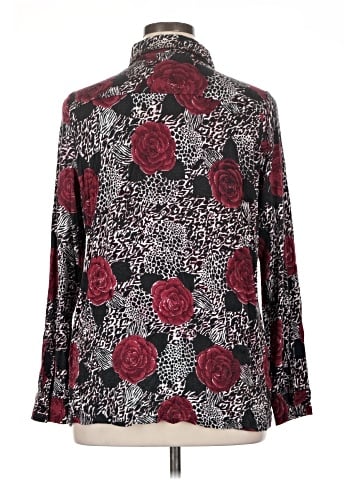 Brooke Shields Timeless Long Sleeve Button-Down Shirt (view 2)