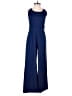 Club Monaco Polka Dots Blue Jumpsuit Size 2 - photo 1