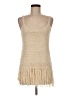 Cloud Chaser 100% Acrylic Tan Sweater Vest Size M - photo 1