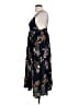 Blush 100% Rayon Floral Black Casual Dress Size L - photo 5
