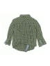 Mayoral Checkered-gingham Green Long Sleeve Button-Down Shirt 12-18 MO / 18 MO - photo 2