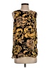 Who What Wear 100% Polyester Gold Sleeveless Blouse Size S - photo 1