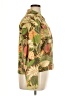 Coldwater Creek 100% Cotton Tropical Gold Jacket Size XL - photo 4