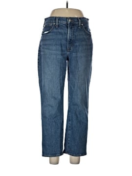 Madewell The Petite Perfect Vintage Straight Jean in Mayfield Wash (view 1)