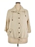 Cj Banks Solid Tan Jacket Size 2X - photo 1