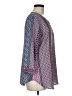 Van Heusen 100% Polyester Purple 3/4 Sleeve Blouse Size M - photo 4