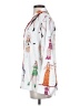 Sheshow Print White Long Sleeve Blouse Size M - photo 5