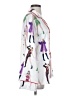 Sheshow Print White Long Sleeve Blouse Size M - photo 4