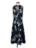 Classiques Entier Print Blue Cocktail Dress Size 6 - photo 1
