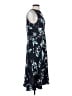 Classiques Entier Print Blue Cocktail Dress Size 6 - photo 4
