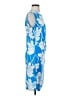 J. McLaughlin Print Blue Cocktail Dress Size M - photo 4
