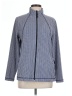 T by Talbots Checkered-gingham Blue Track Jacket Size L - photo 1
