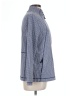T by Talbots Checkered-gingham Blue Track Jacket Size L - photo 4