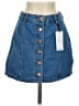 Forever 21 Blue Denim Skirt Size S - photo 1