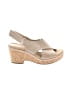 Clarks Tan Wedges Size 6 - photo 1